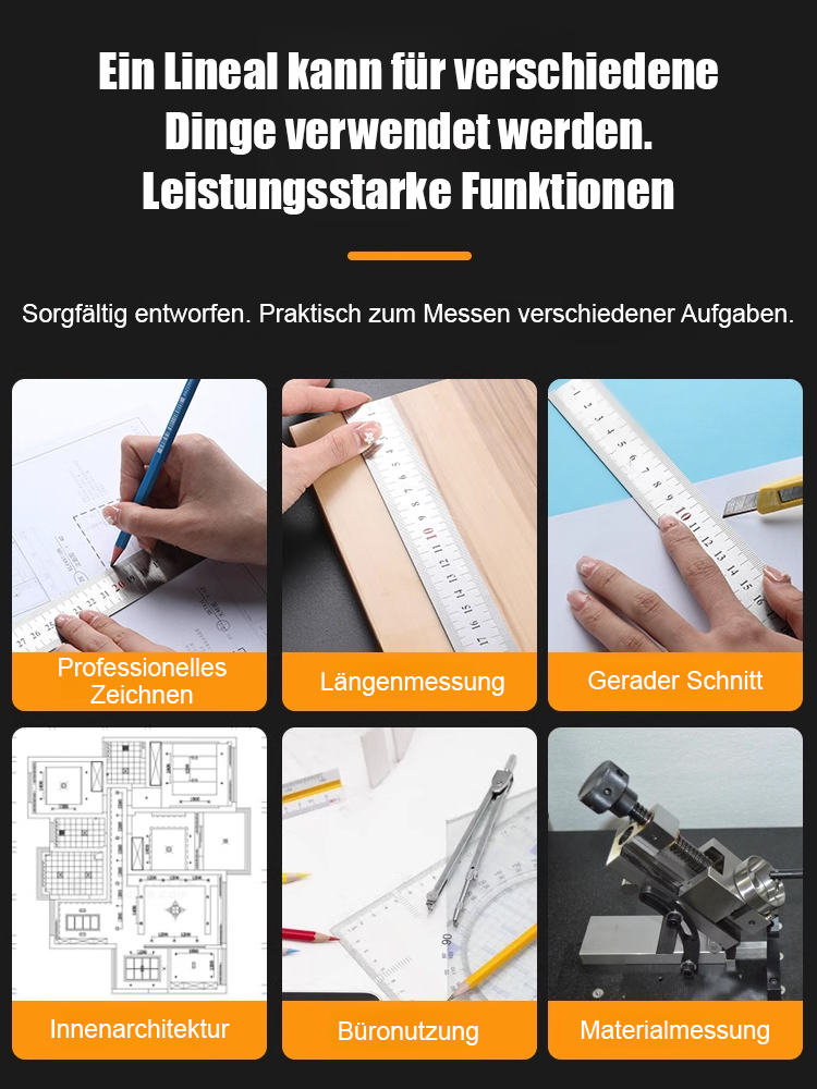 【Tragbar und präzise】Edelstahl-Einarmwinkelmesser