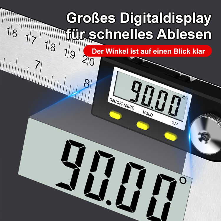 Digitales Winkelmessgerät mit hoher Genauigkeit Lineal