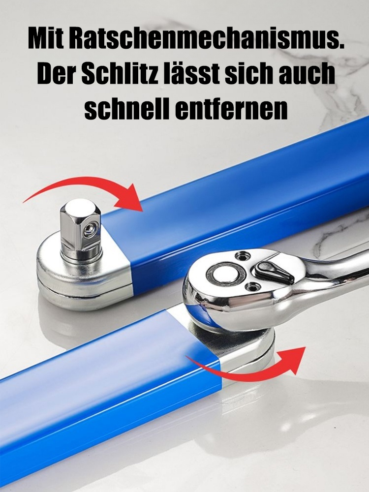 Multifunktionaler Verlängerungsschlüssel mit Ratsche