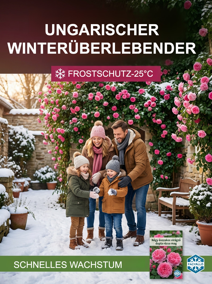 Wunder-Rose: 300 Tage Blütenmeer & Winterhart! 🌹