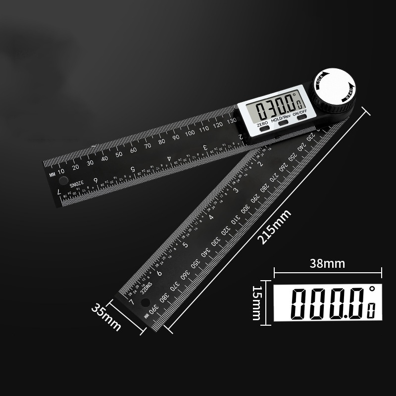 Digitales Winkelmessgerät mit hoher Genauigkeit Lineal