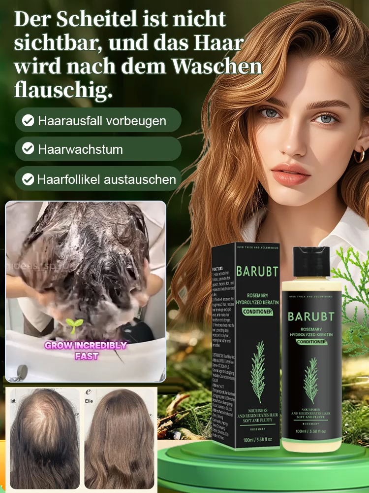  Stoppen Sie Haarausfall an der Wurzel! 🌿 Unser beliebtes Rosmarin- und Ingwer-Shampoo nutzt die kraftvollen DHT-Blocker der Natur, um ruhende Haarfollikel zu reaktivieren. Für sichtbar dichteres und kräftigeres Haar in nur 2 Wochen.