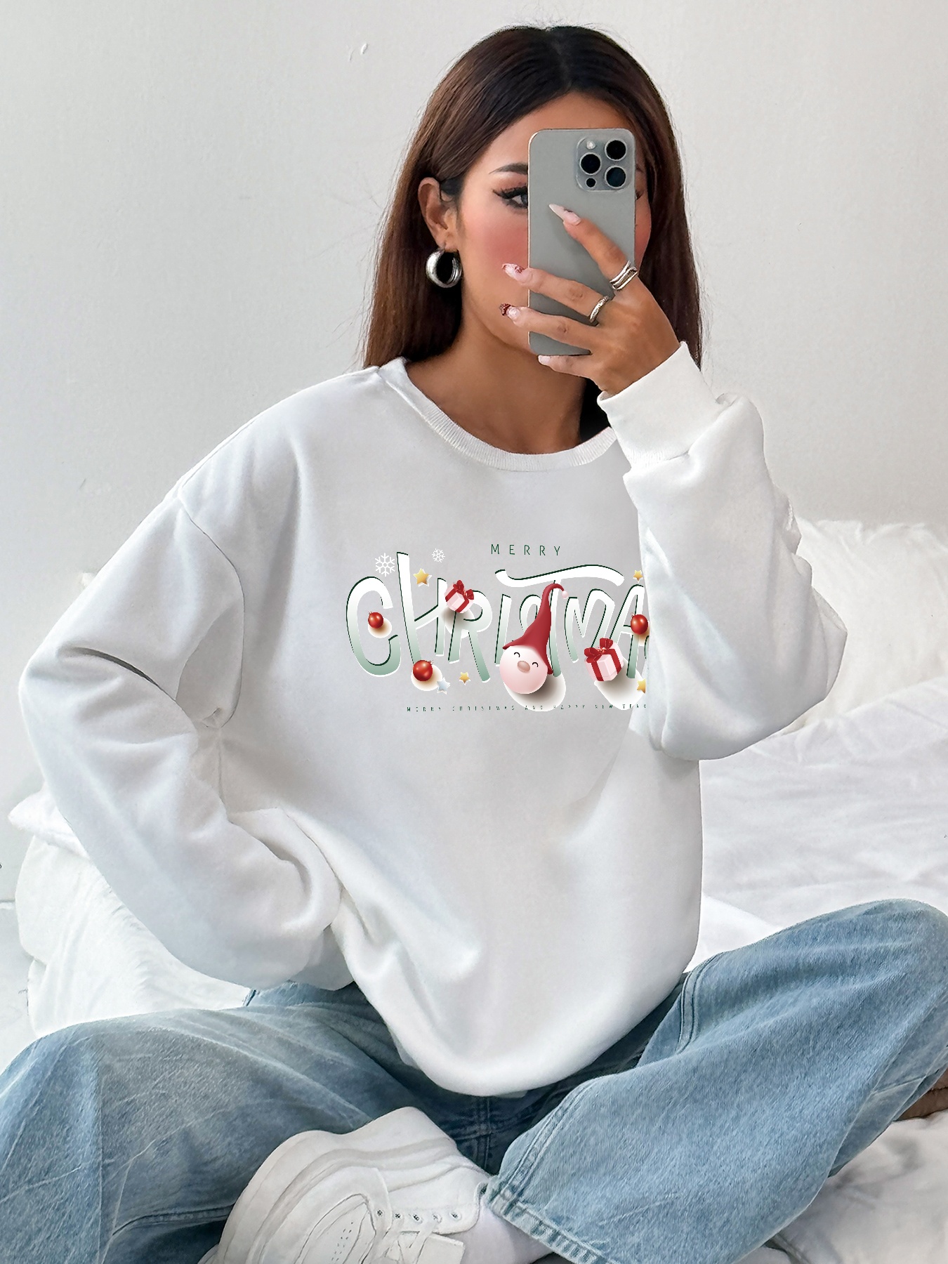DamenCasual Sweatsuit mit Pockets und Fleece