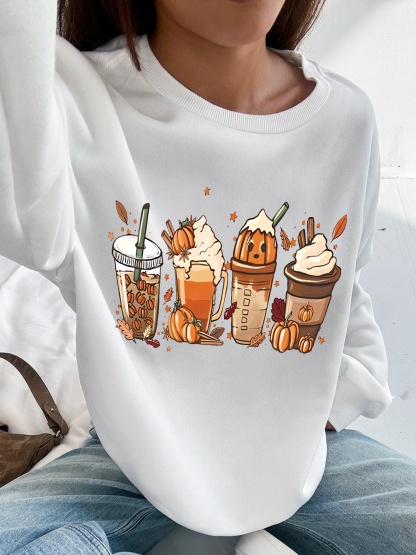 Damen Casual Sweatsuit mit Pockets und Fleece