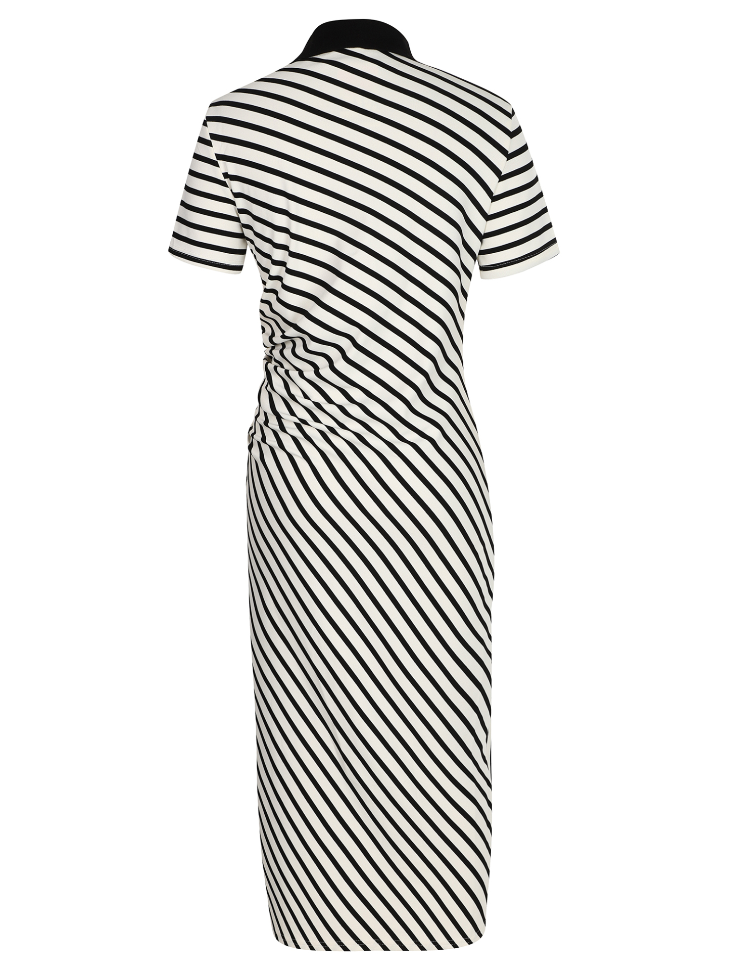 LAPA Women's Striped Dress Summer Dress Shirt Dress Elegant Wrap Dress Midi Dress