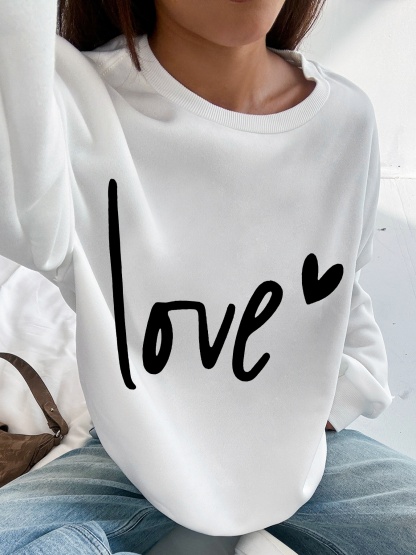 Damen Casual Sweatsuit mit Pockets und Fleece