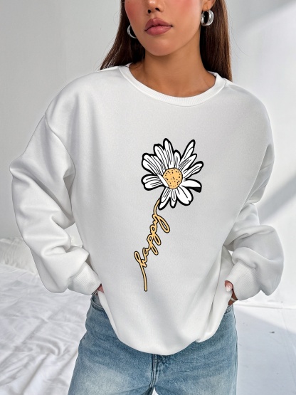 Damen Casual Sweatsuit mit Pockets und Fleece
