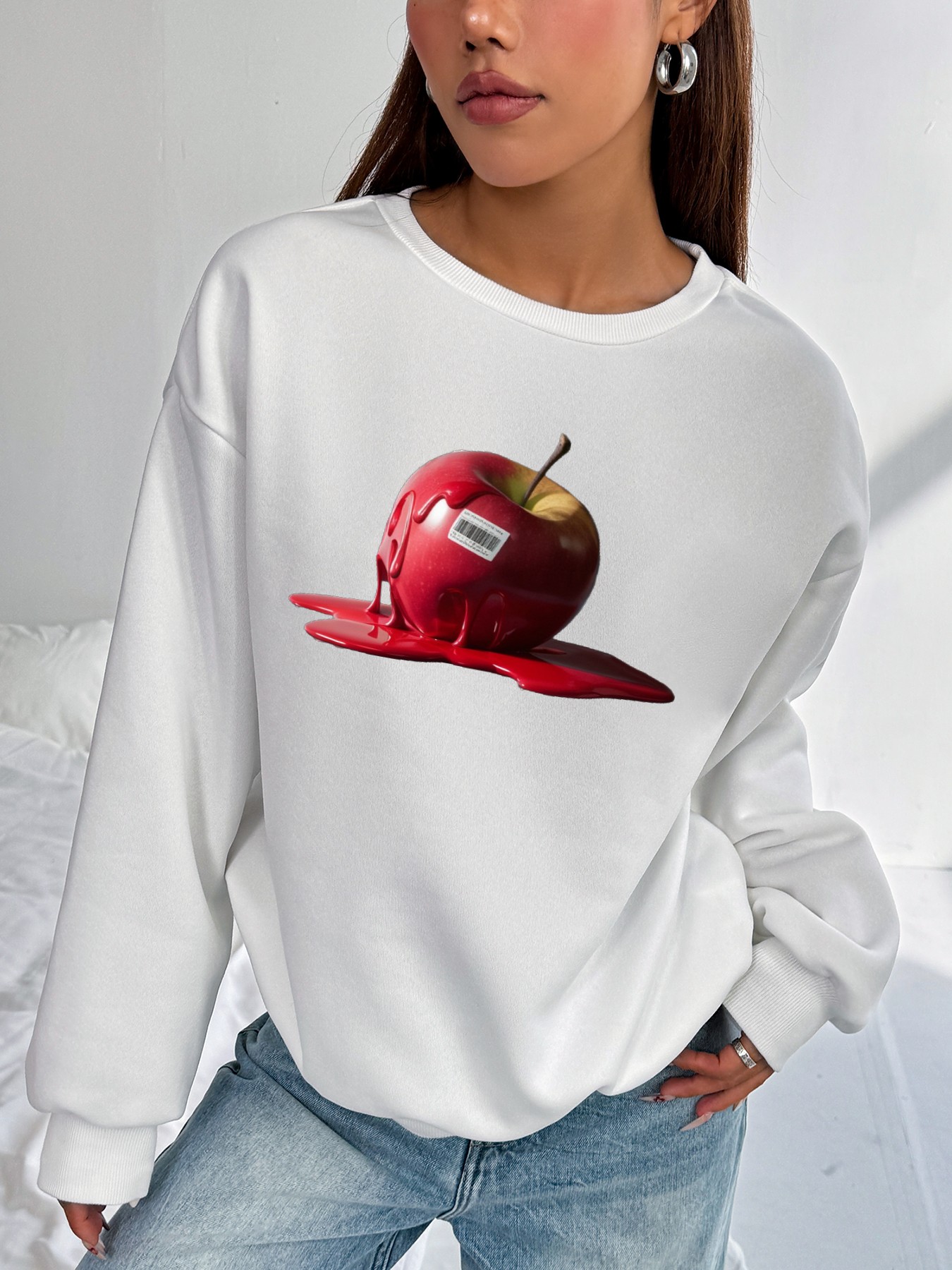 Damen Casual Sweatsuit mit Pockets und Fleece