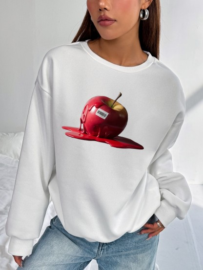 Damen Casual Sweatsuit mit Pockets und Fleece