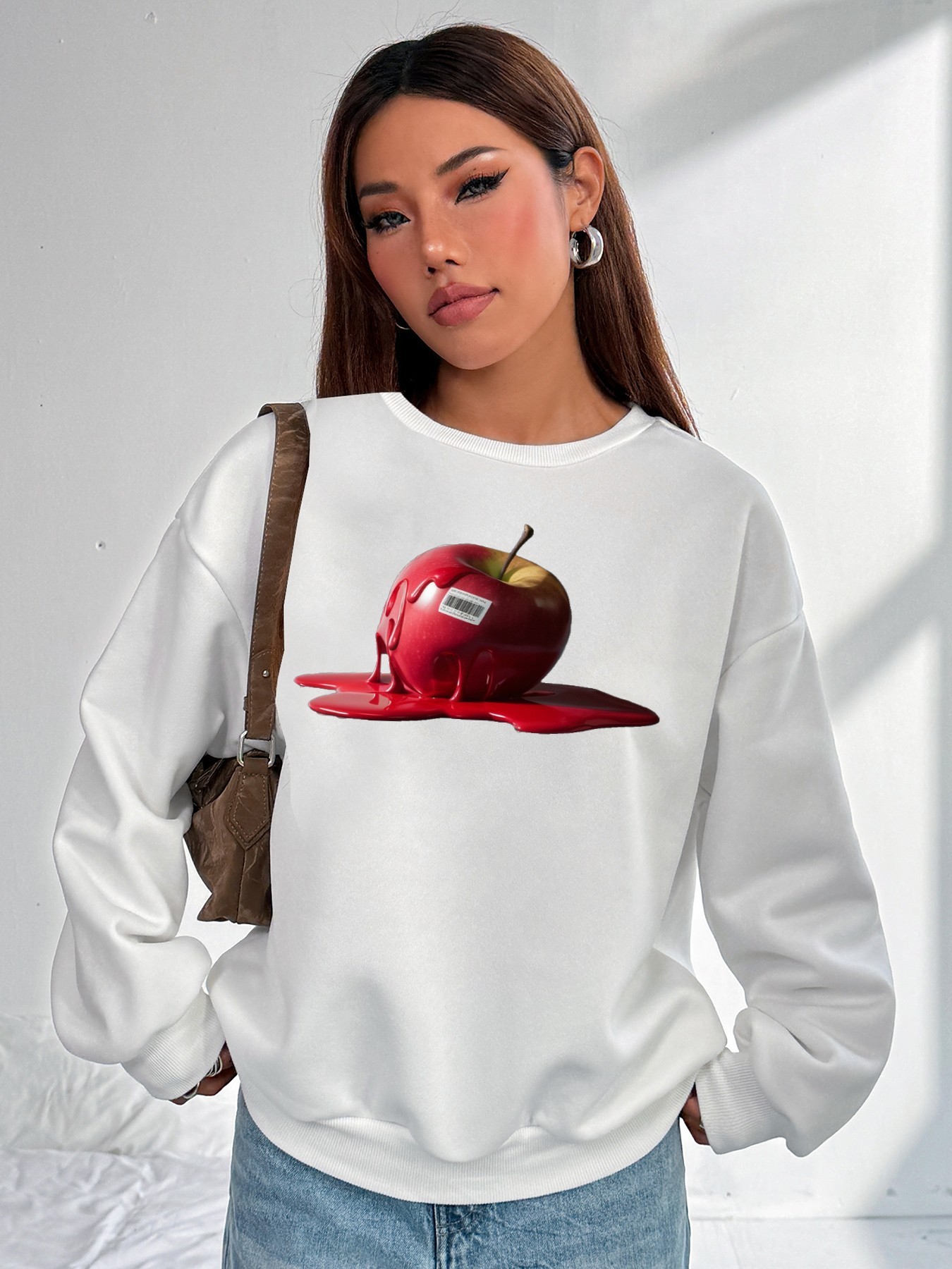 Damen Casual Sweatsuit mit Pockets und Fleece