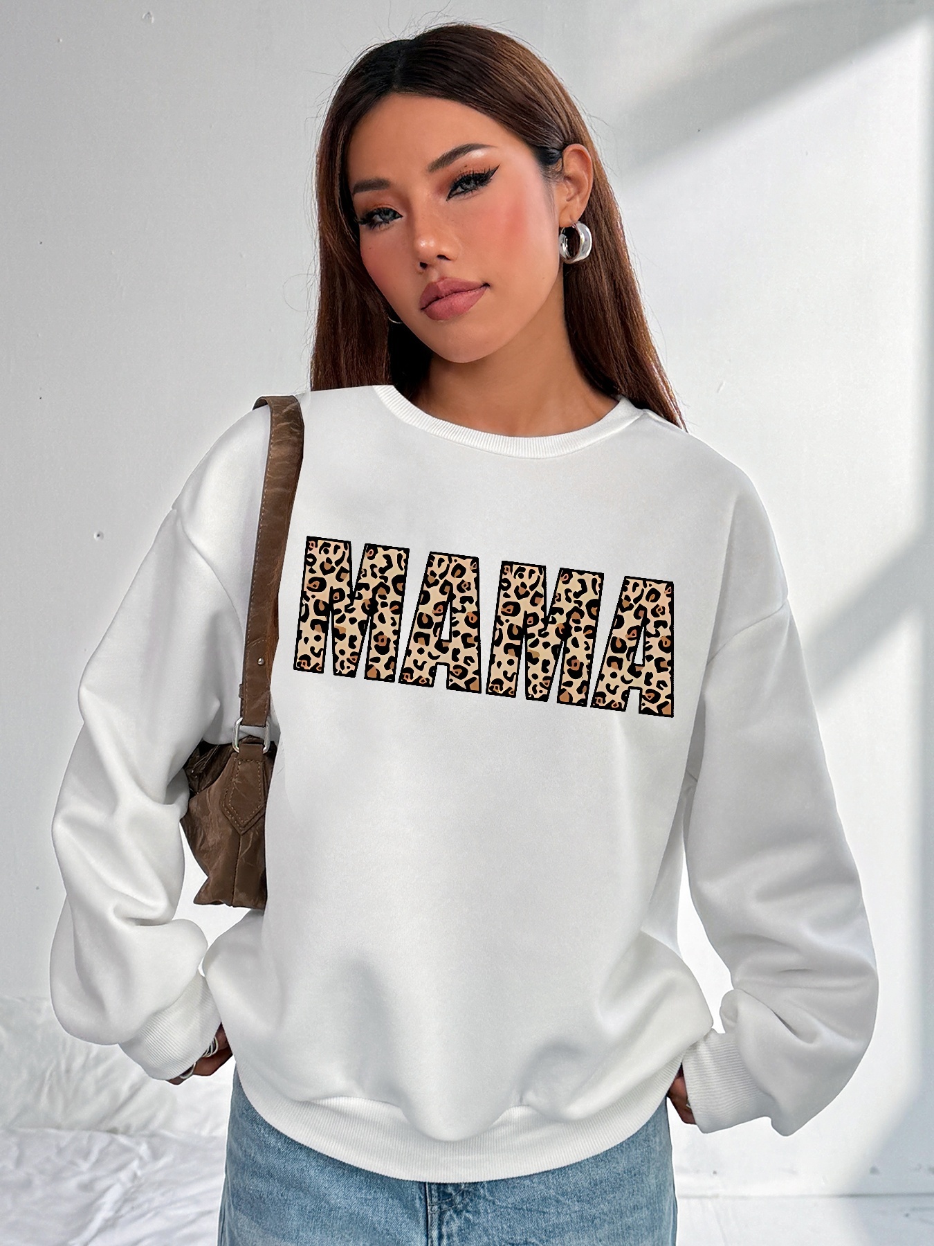 Damen Casual Sweatsuit mit Pockets und Fleece