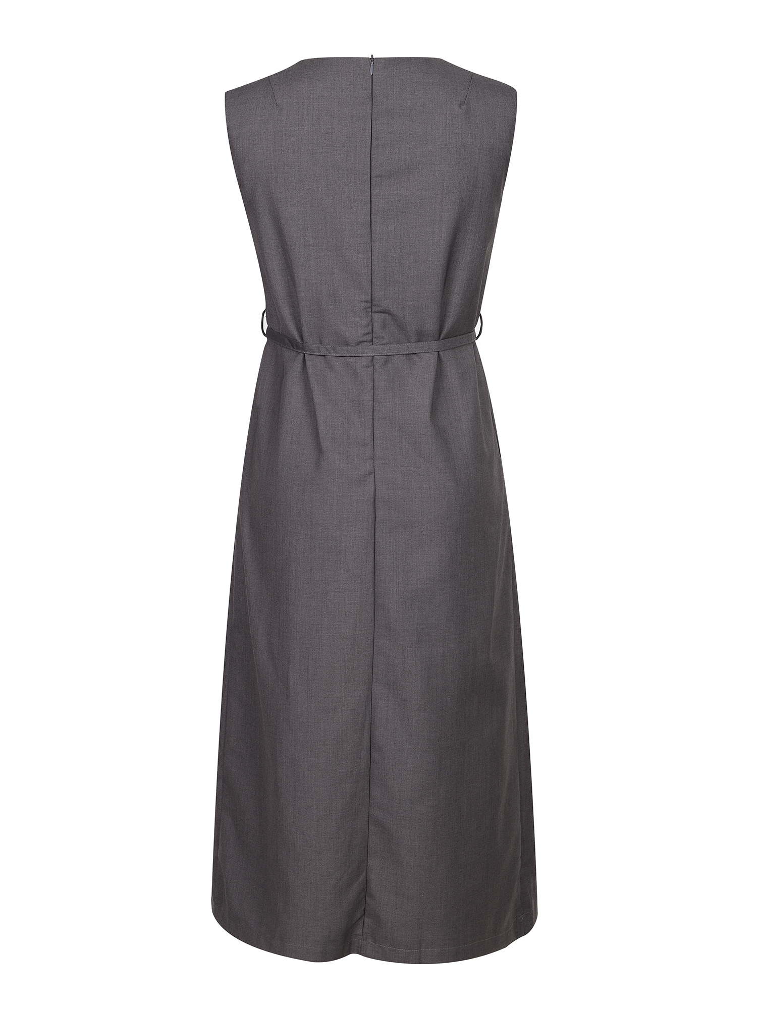 LAPA Women's V-Neck Sleeveless Midi Dress A-Line Dress Elegant Party Dress