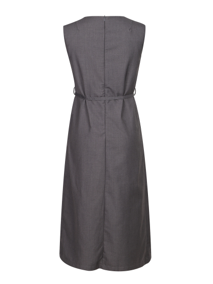 LAPA Women's V-Neck Sleeveless Midi Dress A-Line Dress Elegant Party Dress