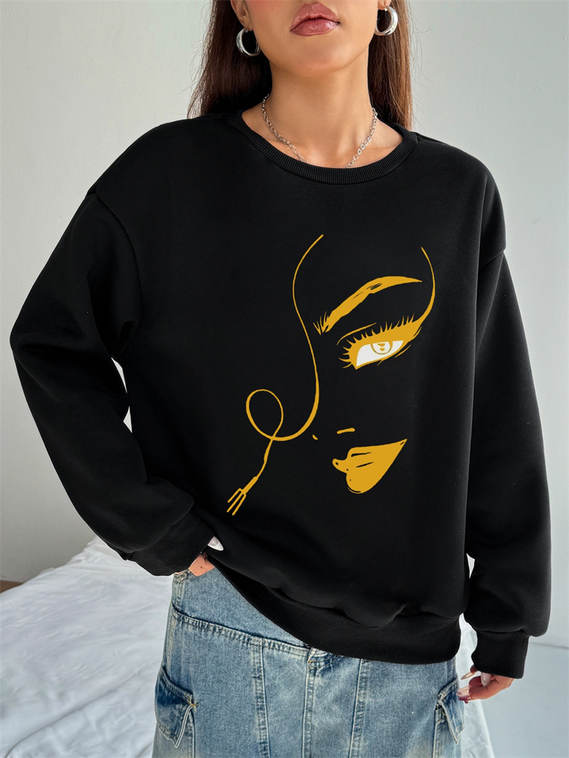 Damen Casual Sweatsuit mit Pockets und Fleece
