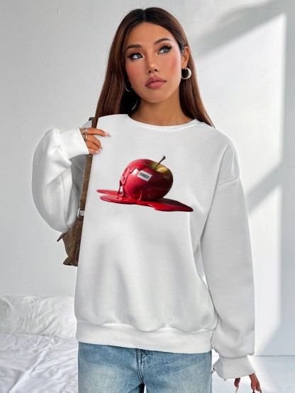 Damen Casual Sweatsuit mit Pockets und Fleece