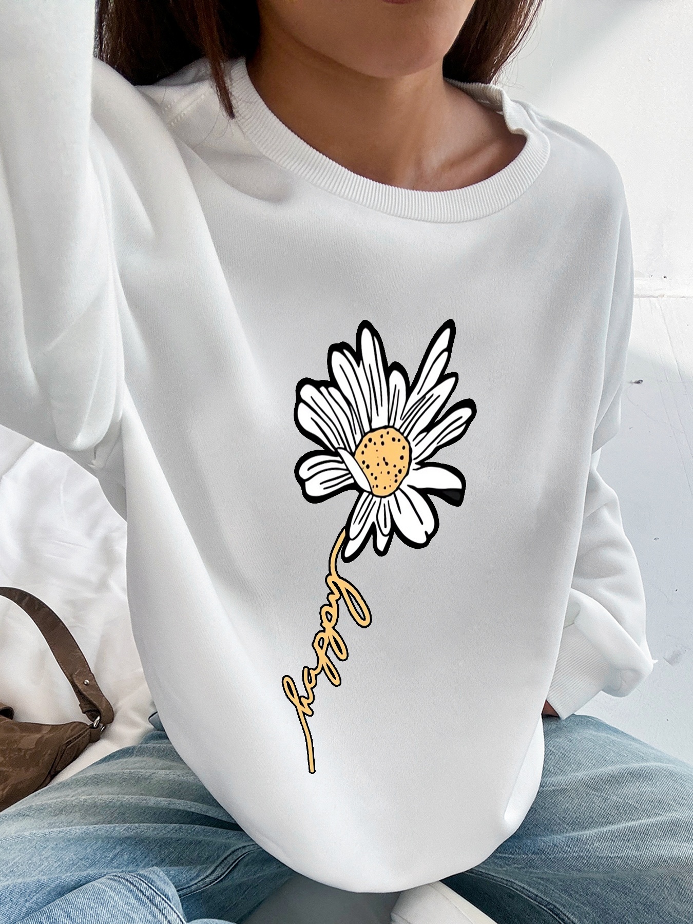 Damen Casual Sweatsuit mit Pockets und Fleece