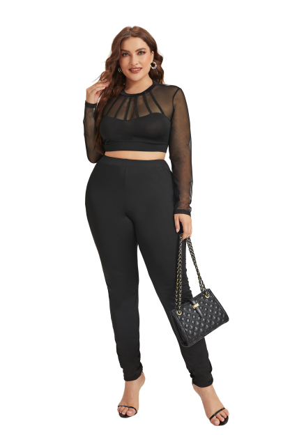 Women's Sexy Mesh Long Sleeve Tops for Women Mock Neck See Through Fitted Sexy Going Out Top