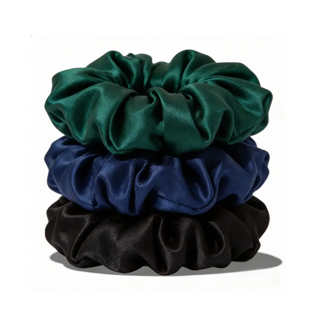 19 momme silk scrunchies 3-piece set