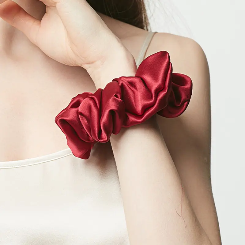19 momme silk scrunchies 3-piece set