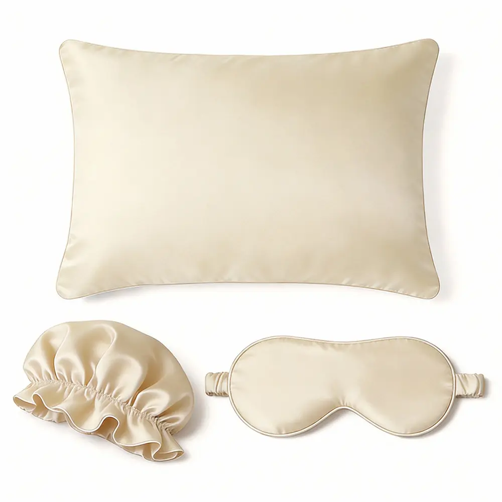 Silk Deep Sleep Repair Set Eye Mask + Pillowcase + Bonnet
