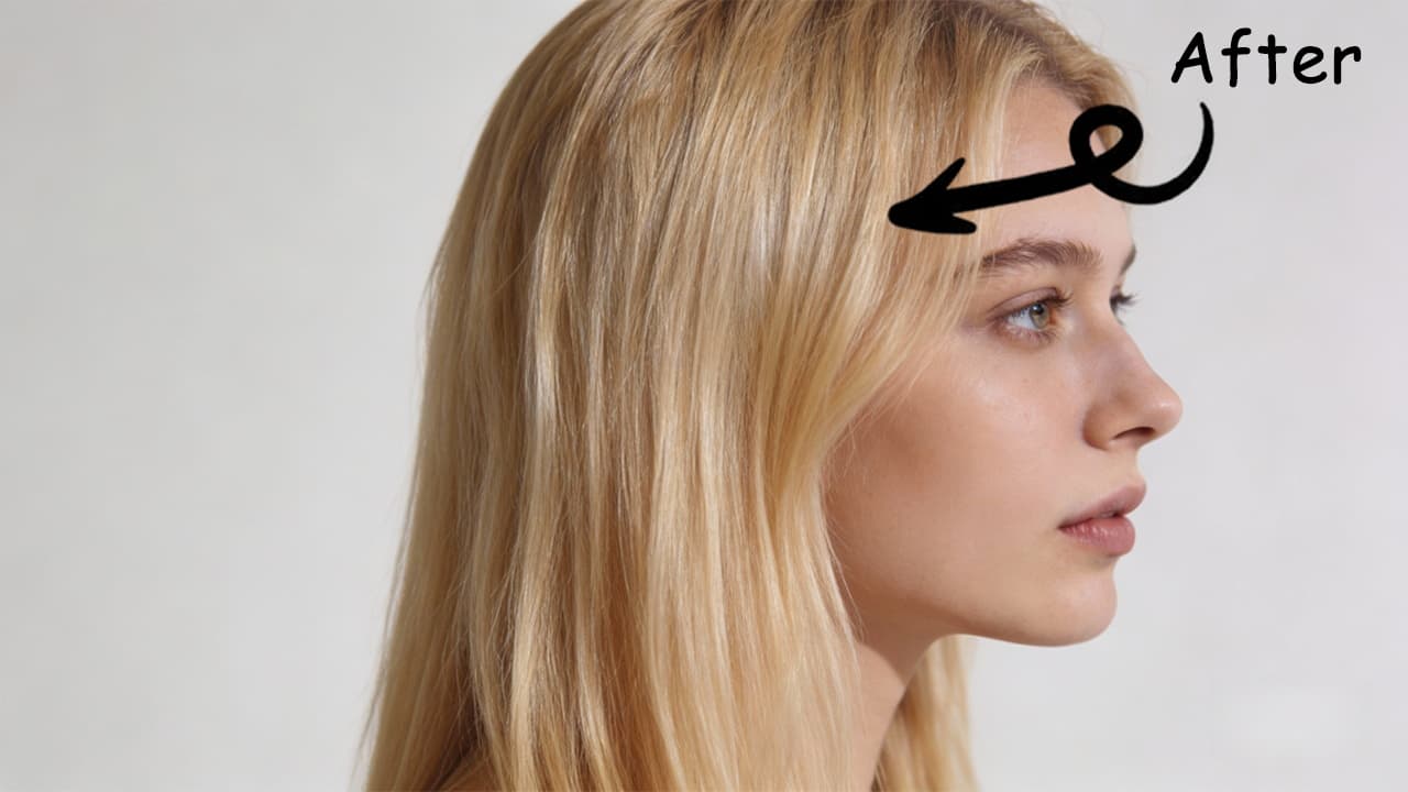 {"default":"Side view - blonde hair - after use"}
