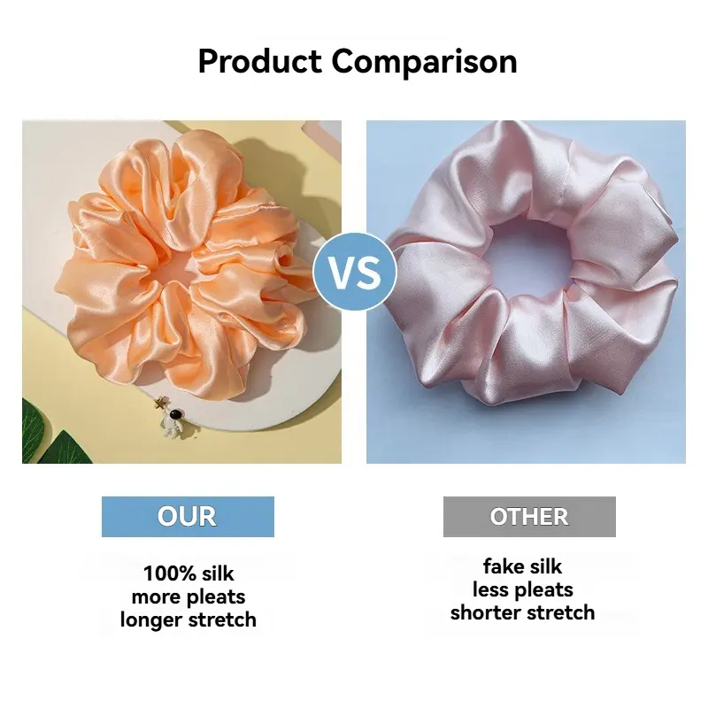 silk scrunchies comparison