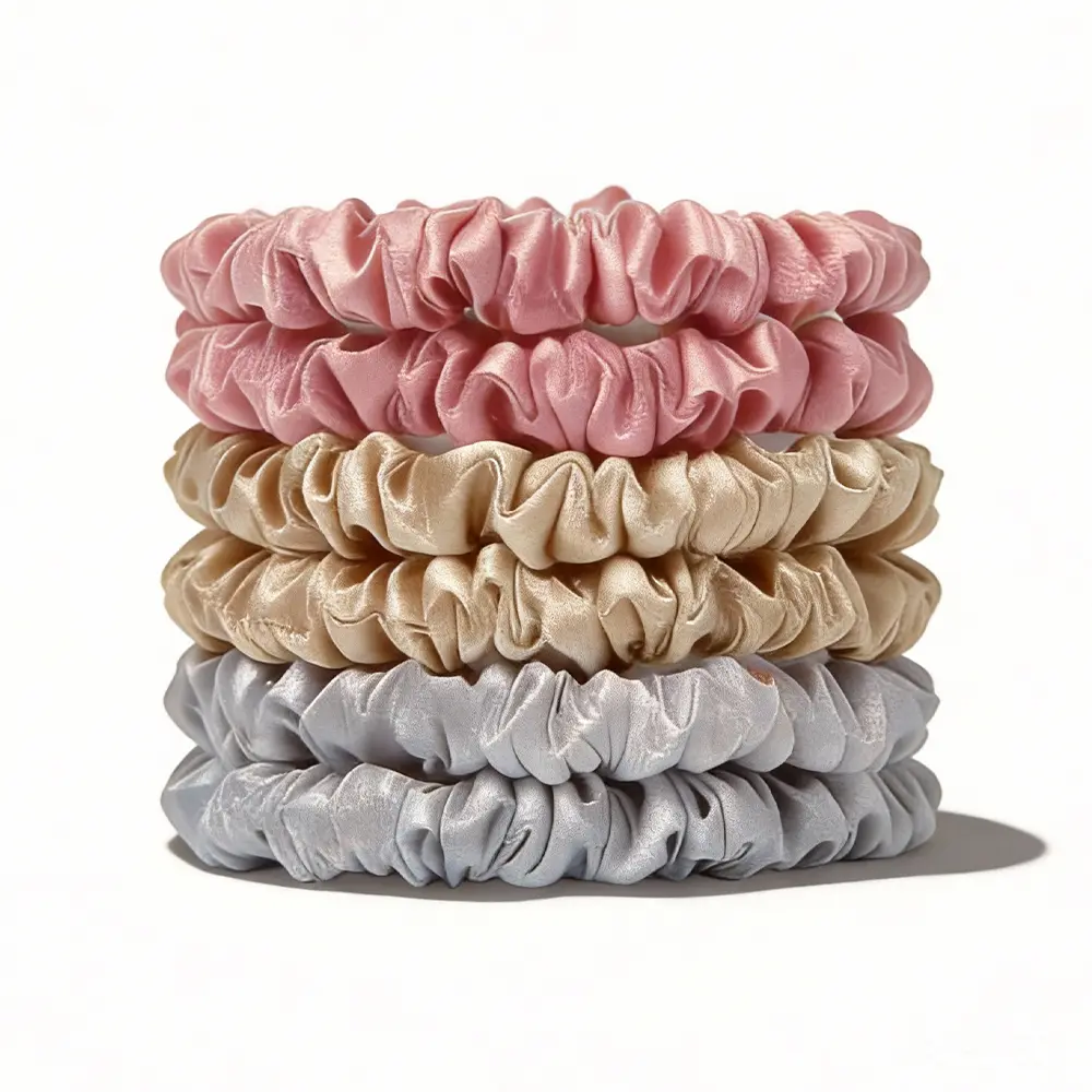 19 momme silk scrunchies 3-piece set