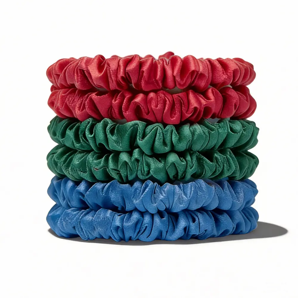 19 momme silk scrunchies 3-piece set