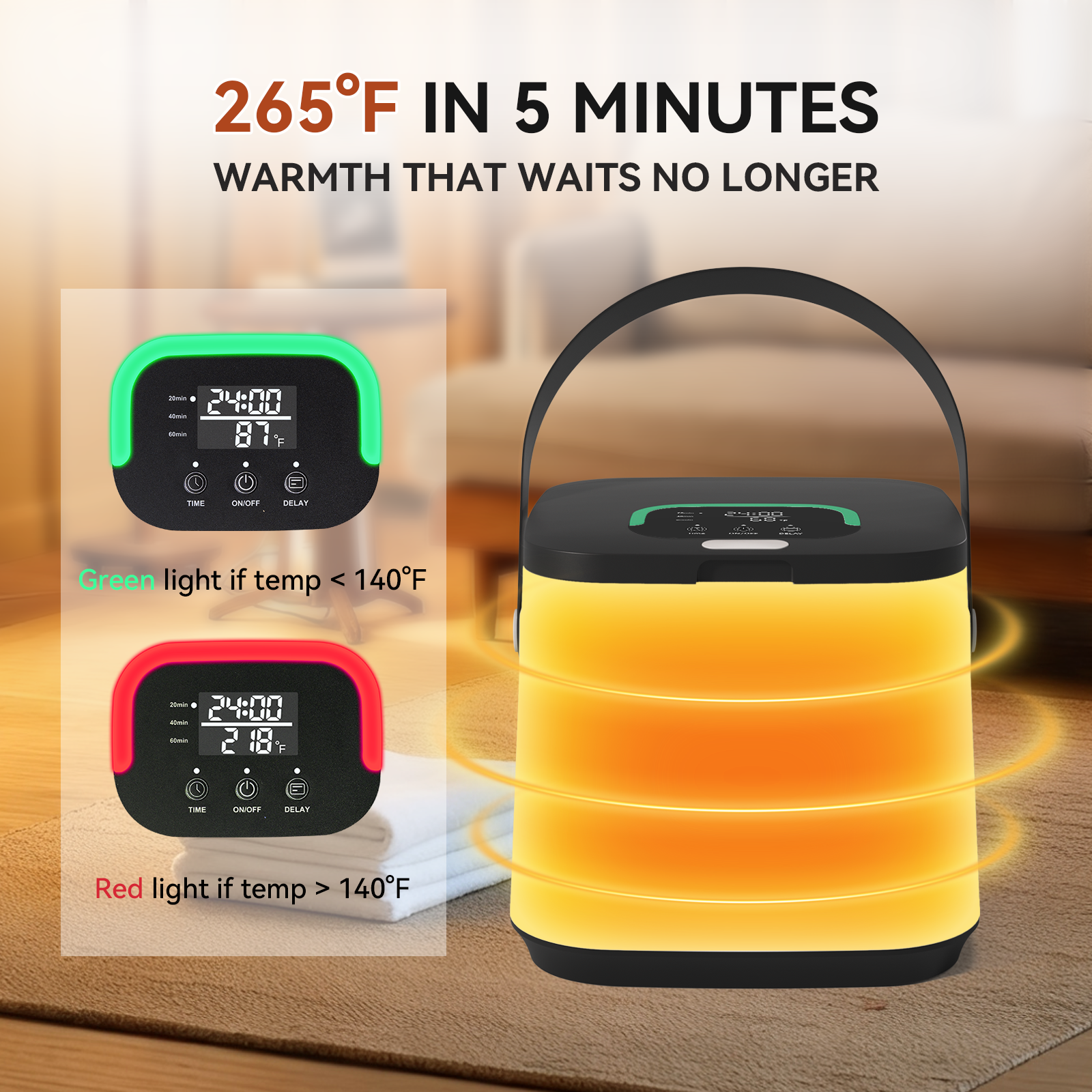 Upgraded Towel Warmer Bucket,