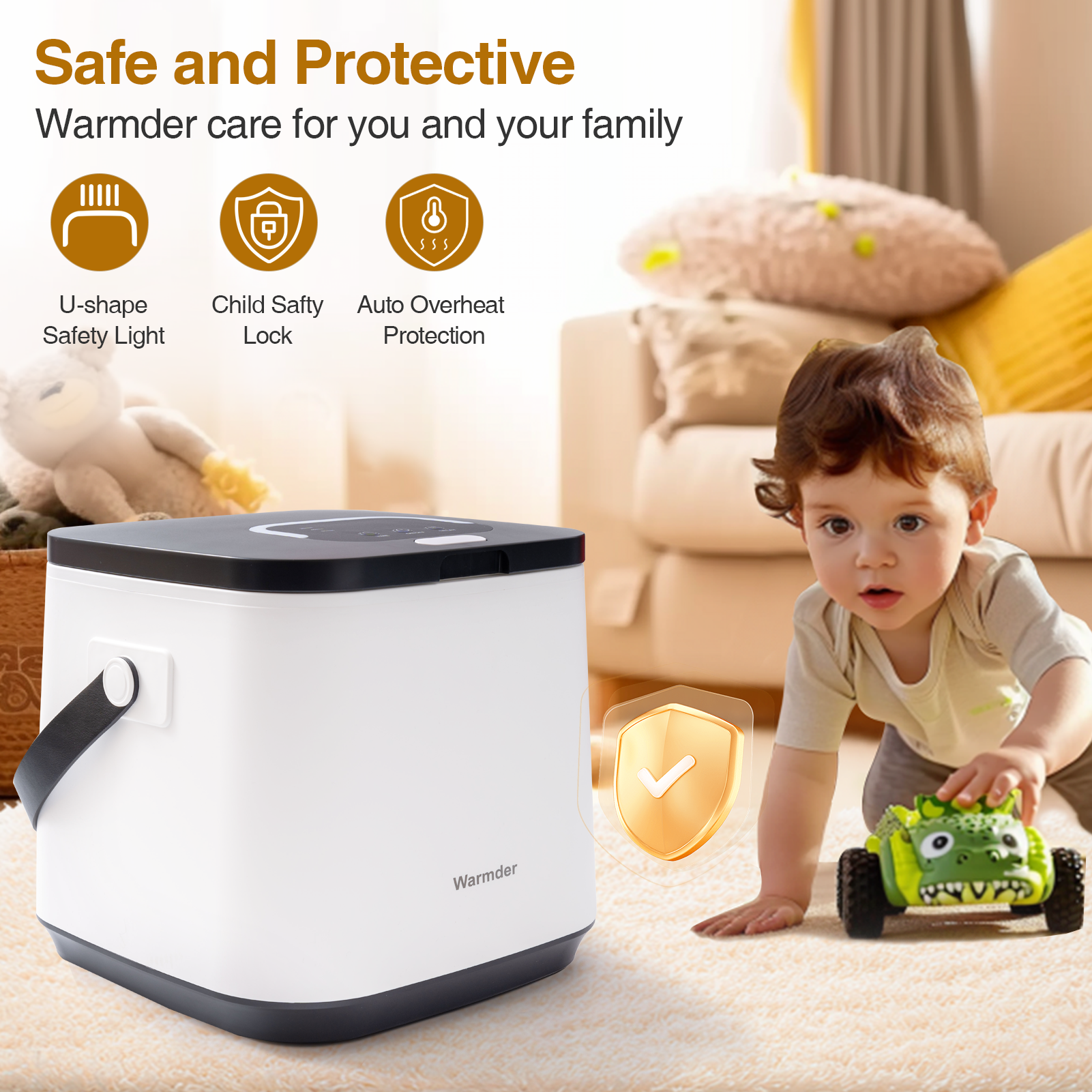 Warmder Towel Warmer Bucket, Towel Warmers for Bathroom with LED Display, Ajustable Timer, Child Lock, Delay Time Up to 24 Hours, Auto Shut-Off, Fits 40” x 70“ Towel, Blankets Bathrobes PJ's