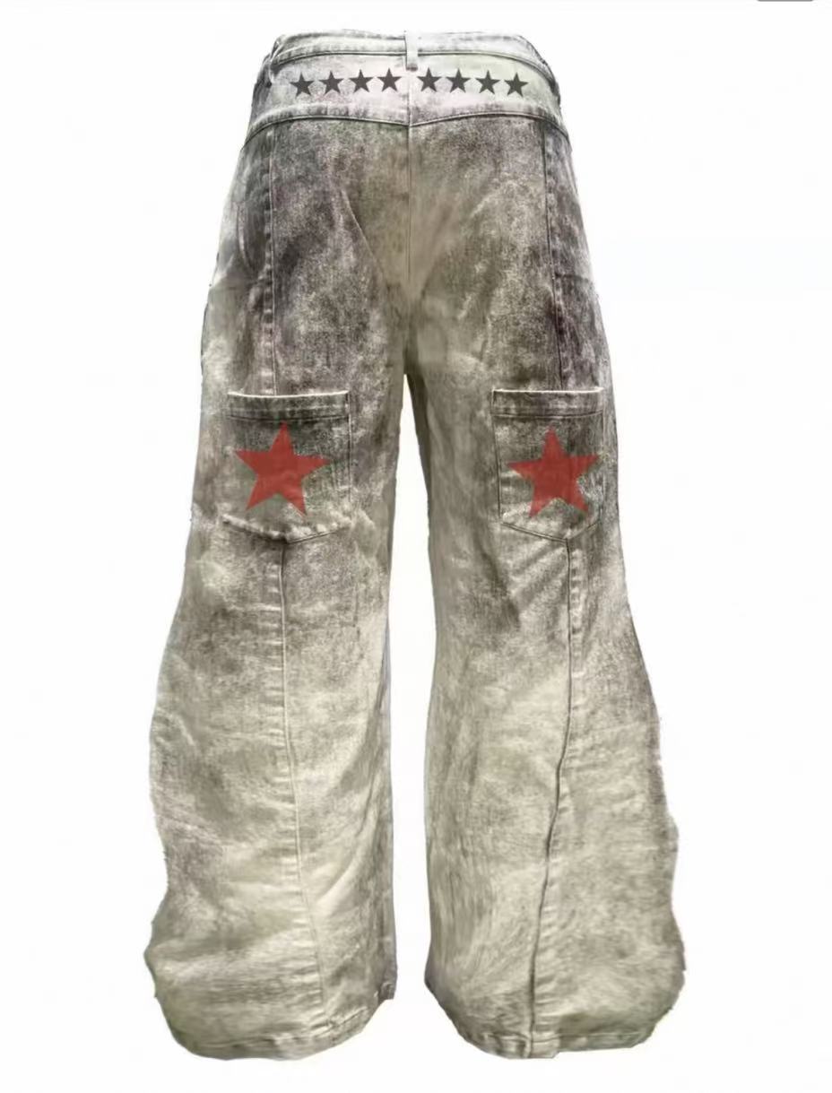 Detwonline casual pants Washed Mud Dyeing