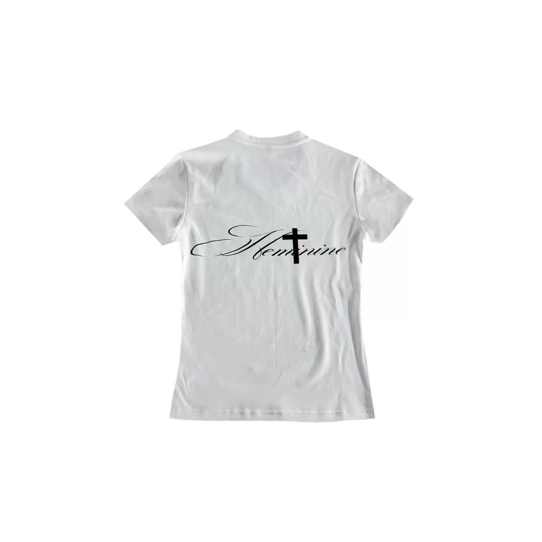 DETWONLINE™Elegant Rhinestone Letter Cross V-Neck Casual Top