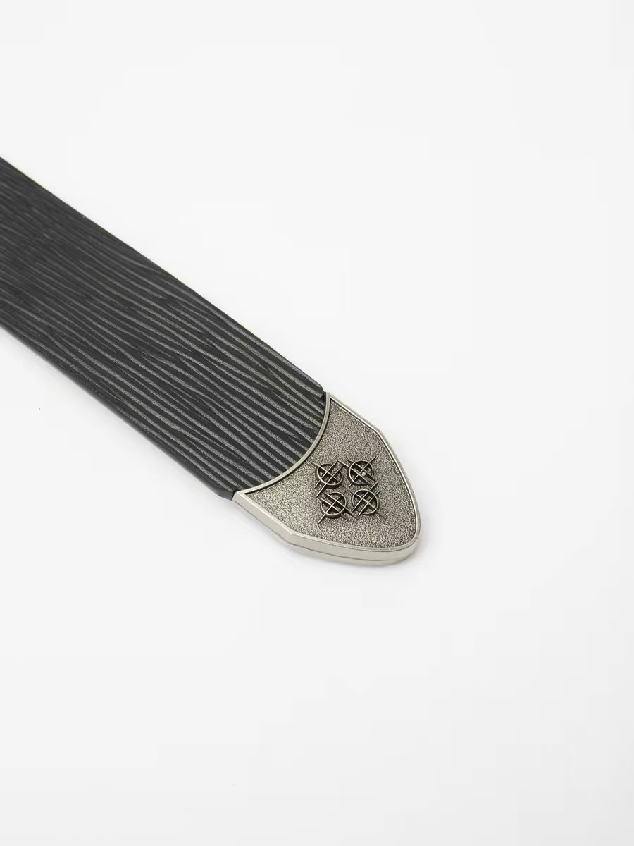 DETWONLINE™Bone Buckle Water-Grain Split Cowhide Belt