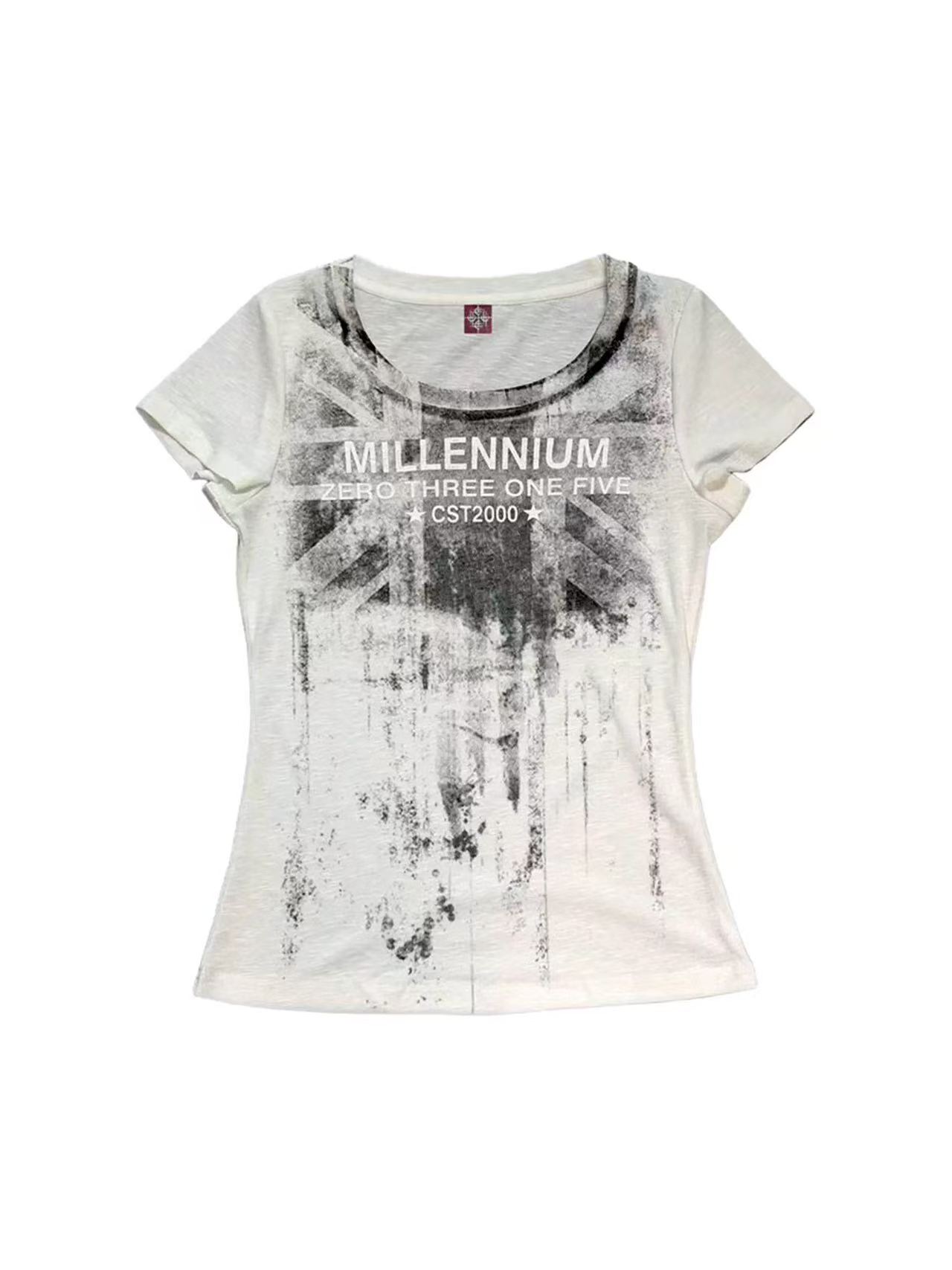 DETWONLINE™Y2K Union Jack Millennium Vintage Slim Fit T-Shirt