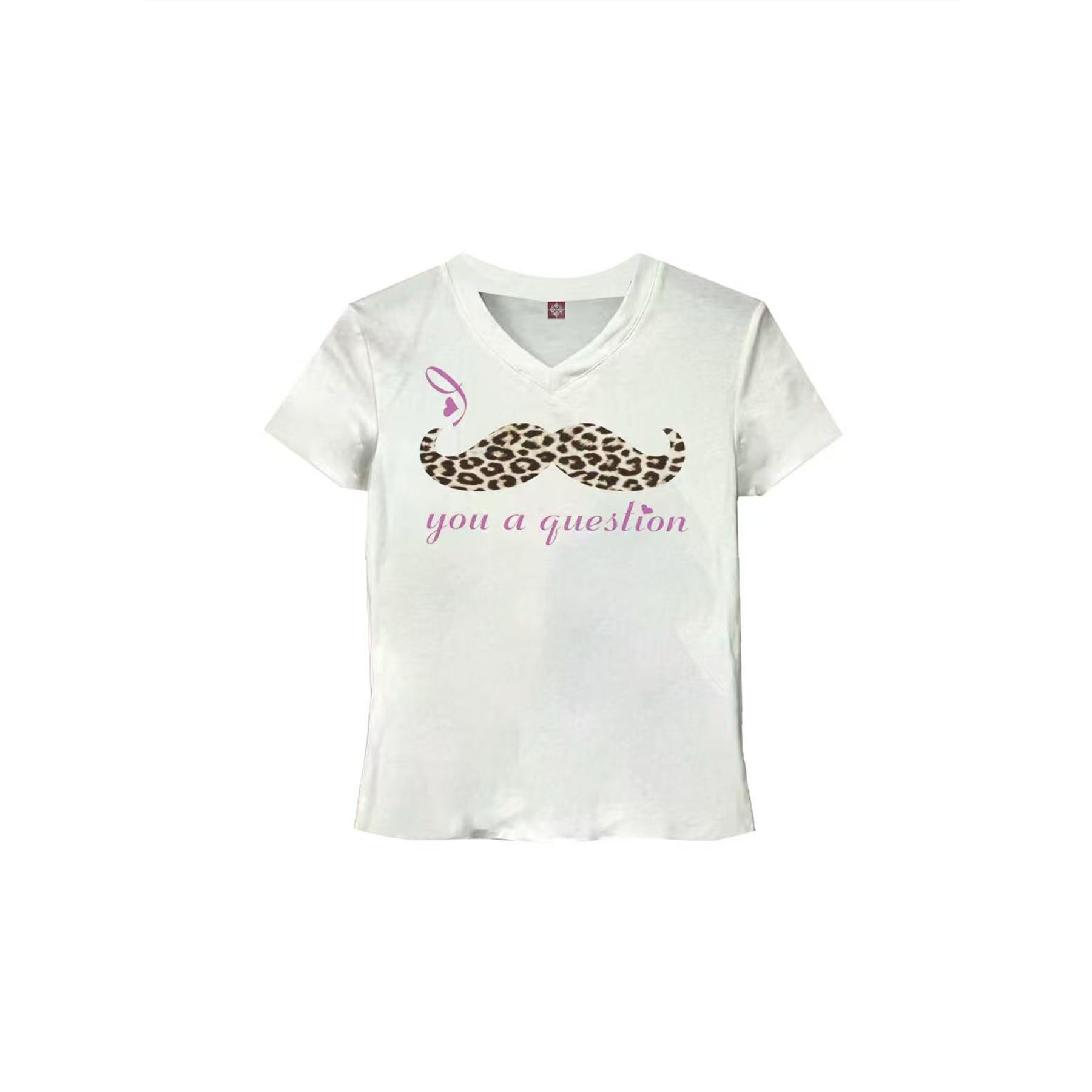 DETWONLINE™Kawaii Edgy-Sweet Heart Letter V-Neck Casual Top