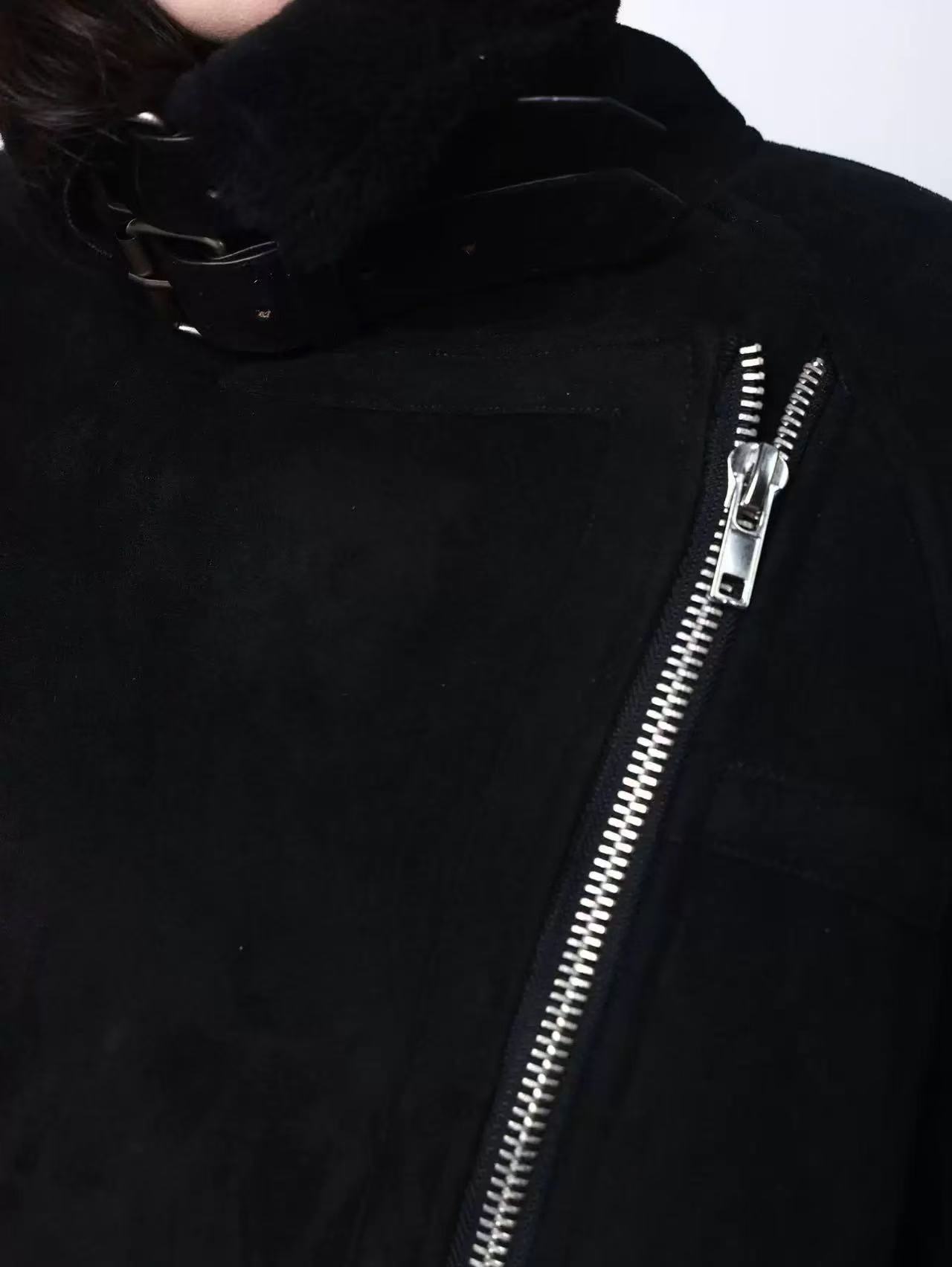 DETWONLINE™Leather suede coat