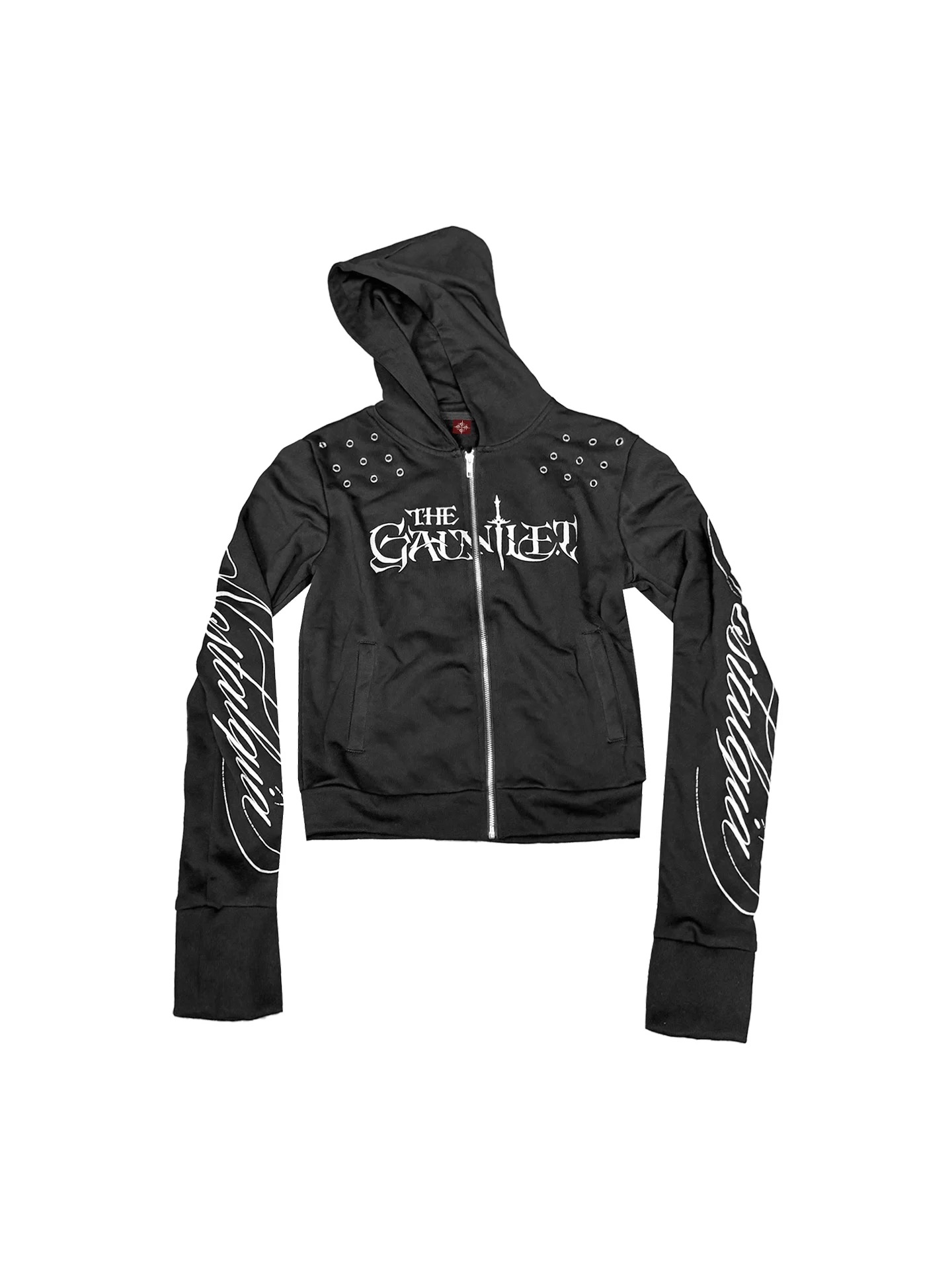 DETWONLINE™"Dark Gothic"Zip‑Up Hooded Jacket