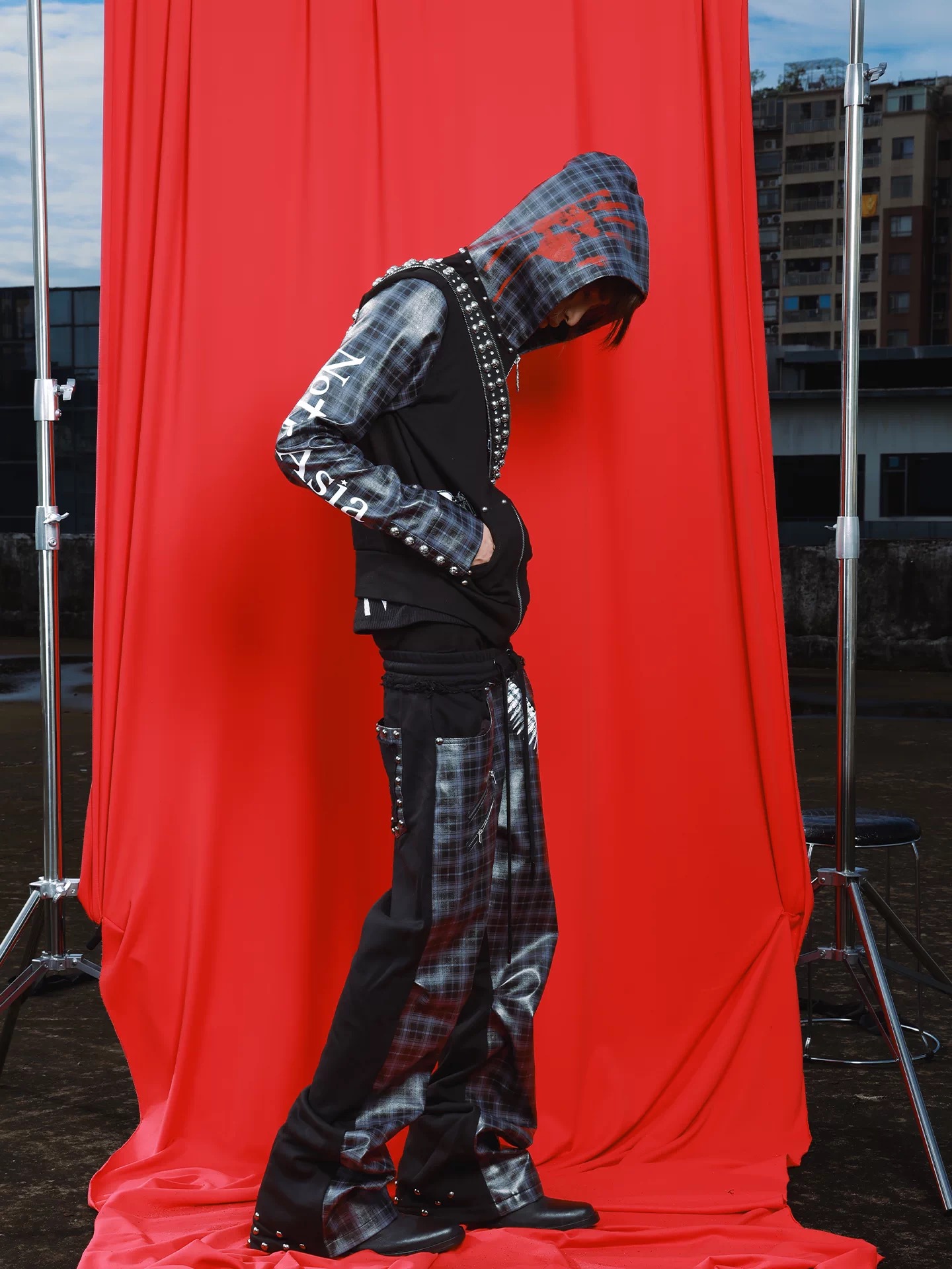 DETWONLINE™"PUNK"Zip Hooded Jacket