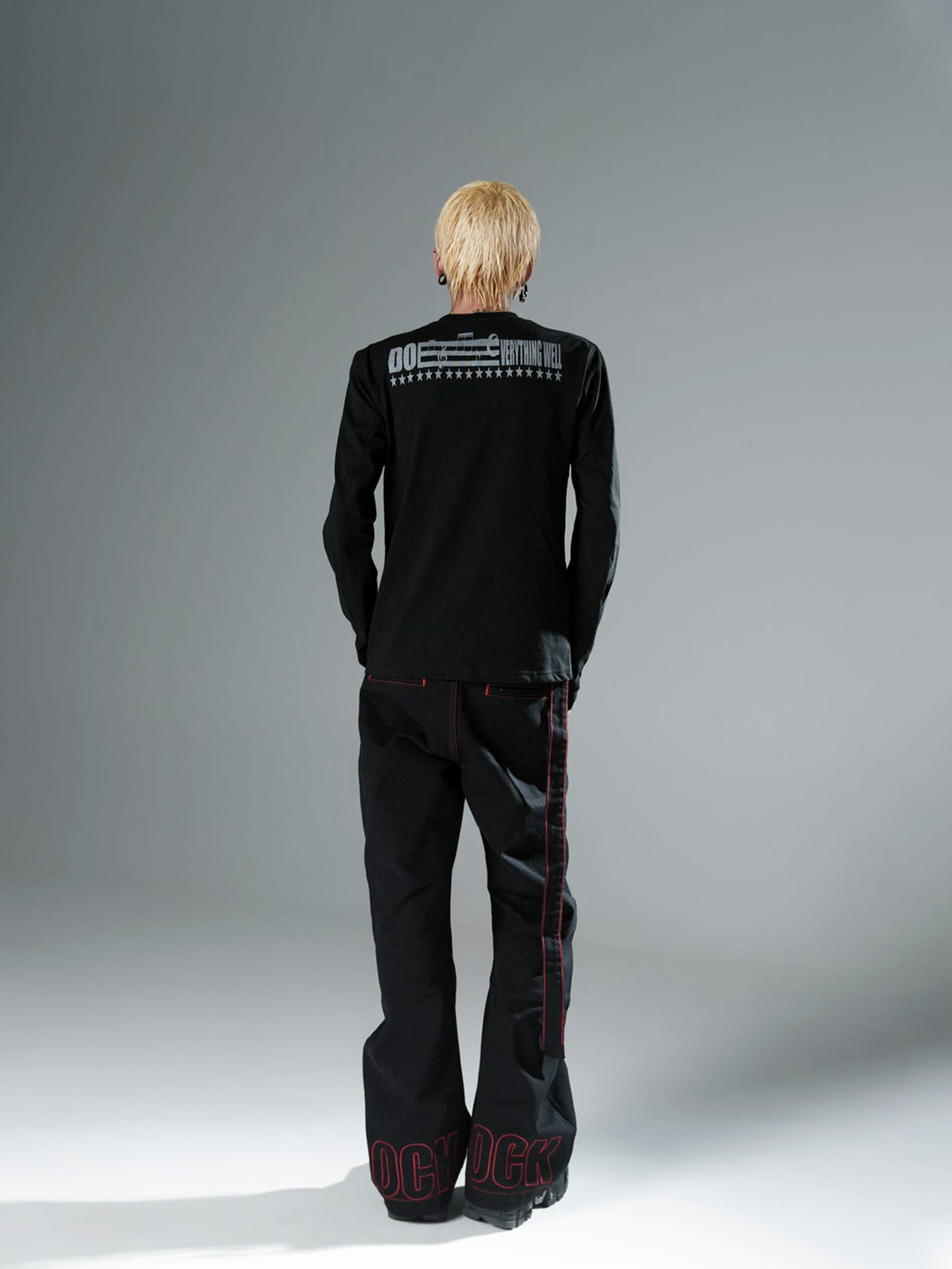 Machete-Slash Ribbon Jeans