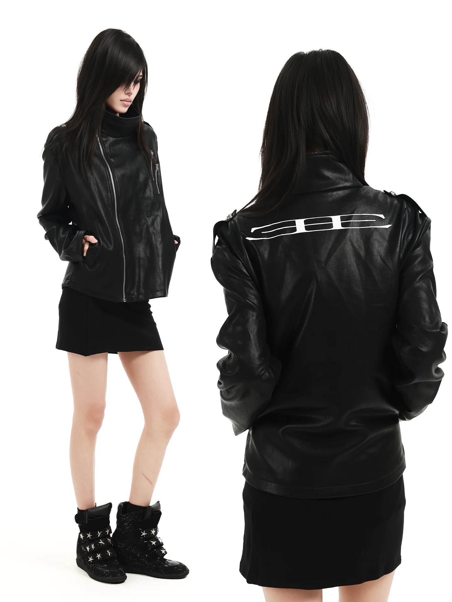 DETWONLINE™"Alt Symbol"Cropped Jacket