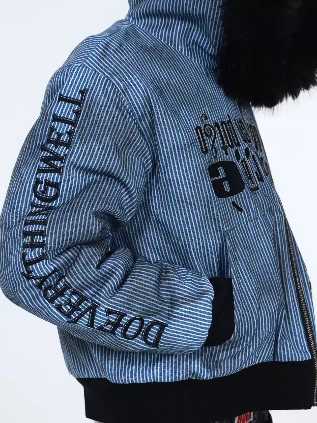 DETWONLINE™Winter striped coat