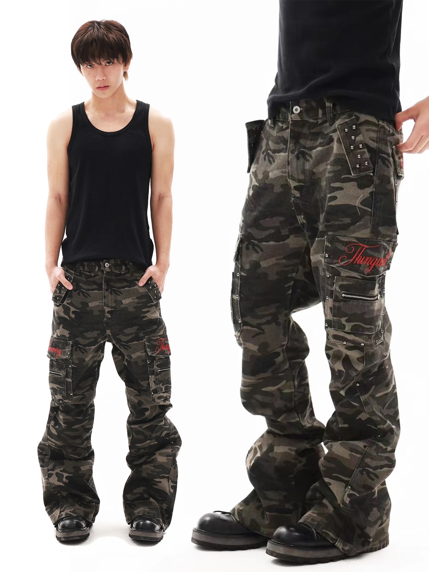DETWONLINE™"Wasteland" 14‑oz Street‑Utility Jeans