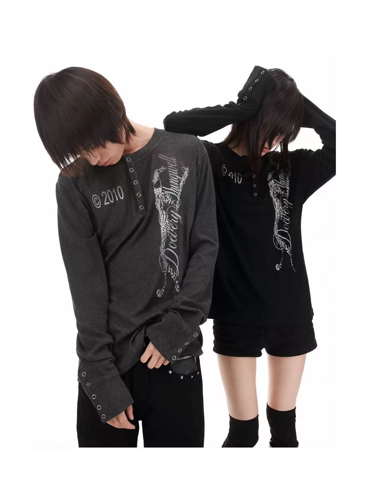DETWONLINE™Faux Cashmere Print Long Sleeve