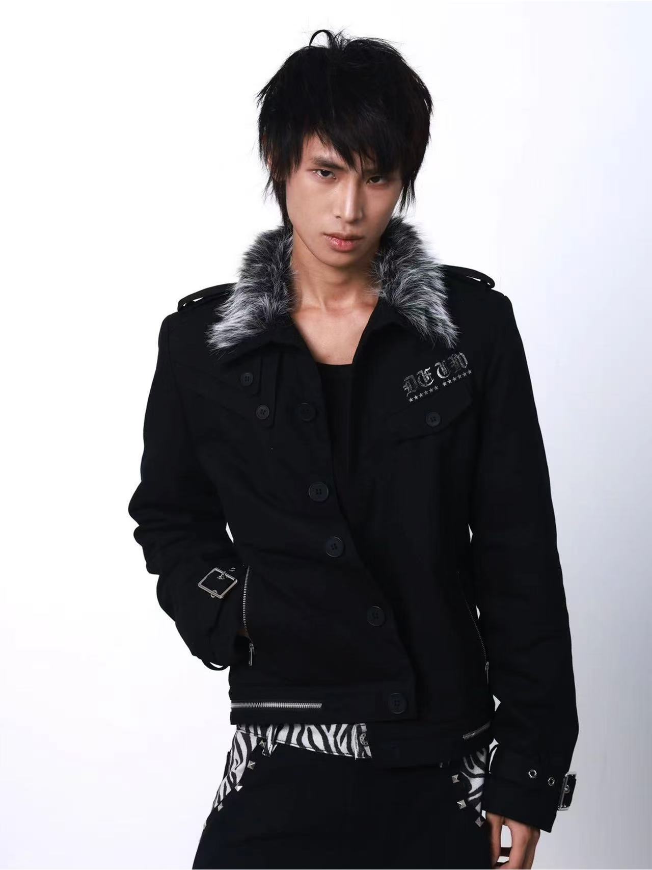 DETWONLINE™winter fur collar coat