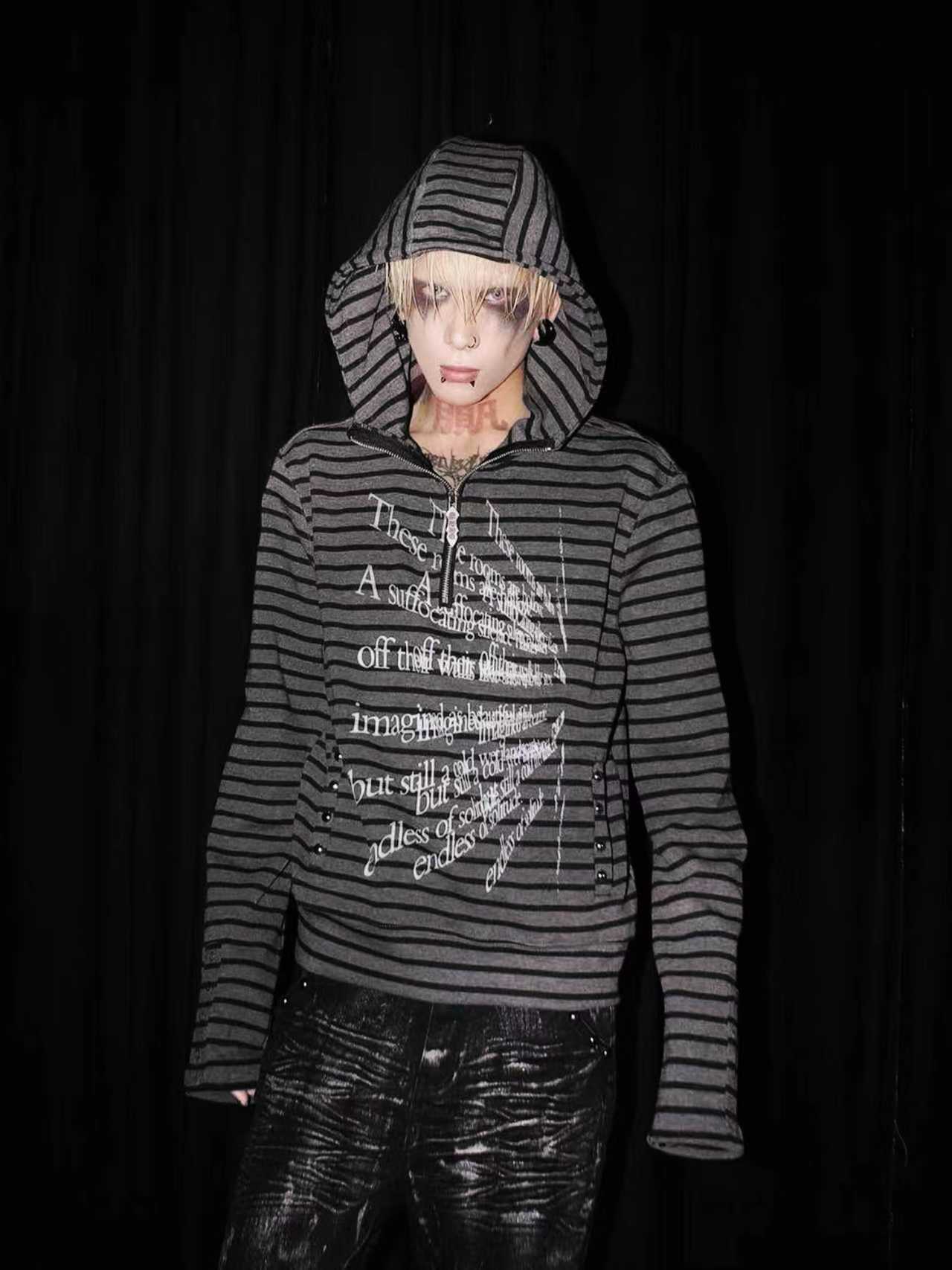 DETWONLINE™ Striped Zipper Jacket