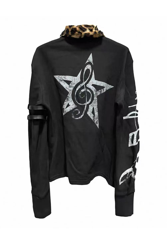 Detwonline  leopard print polo shirt