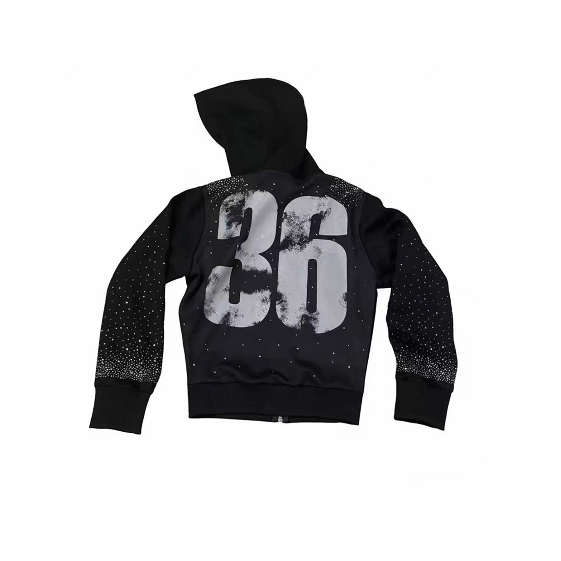DETWONLINE™Y2K Rhinestone Pegasus Starry Sky Zip-Up Hoodie