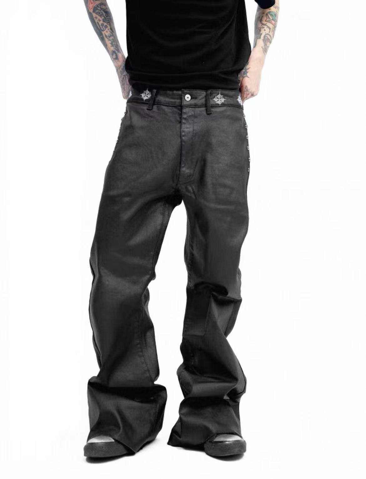 Detwonline Punk Street Black Waxed Jeans