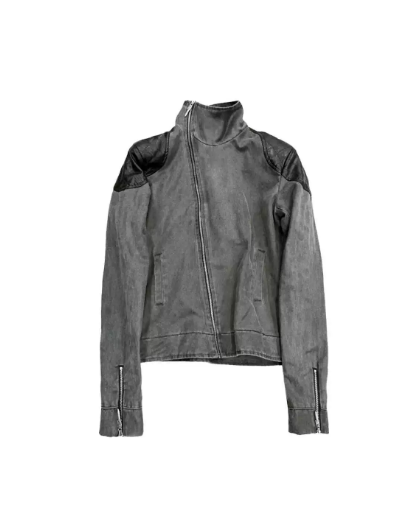 DETWONLINE™Diagonal Zipper Jacket