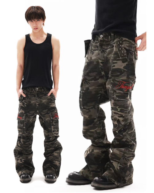 DETWONLINE™"Wasteland" 14‑oz Street‑Utility Jeans